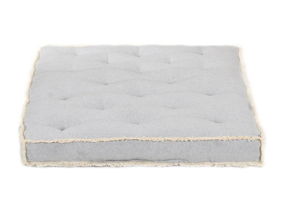 Coussin de canapé palette Gris 120x80x10 cm