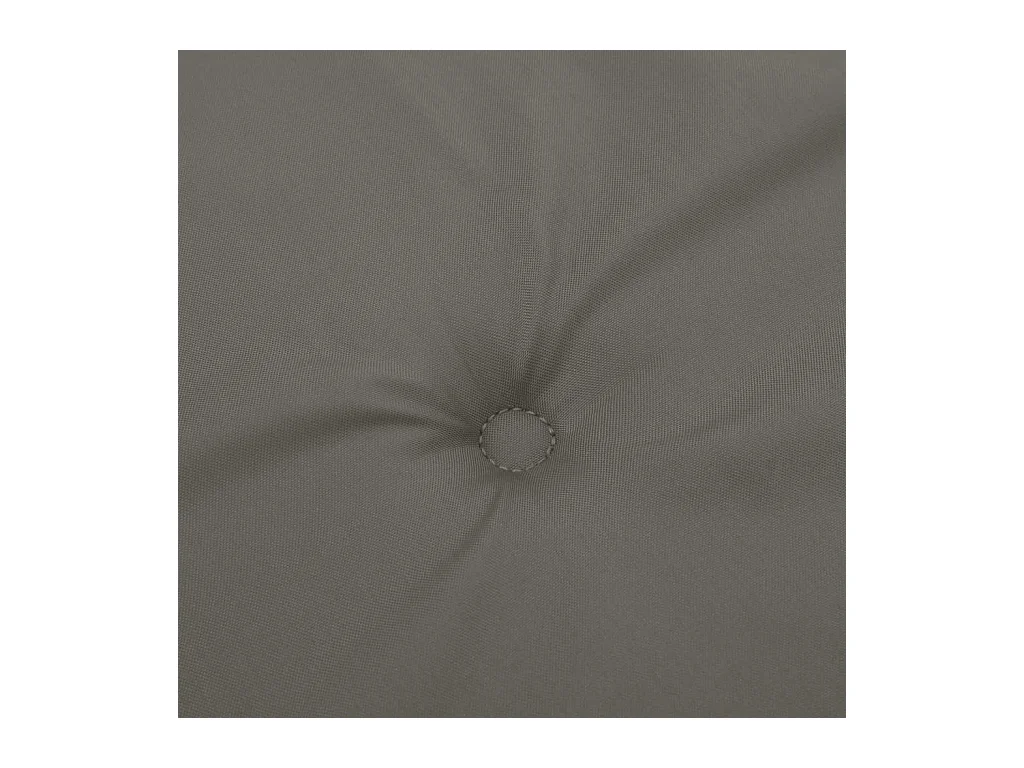 Cojín para banco de jardín tela gris oscuro melange 150x50x7 cm