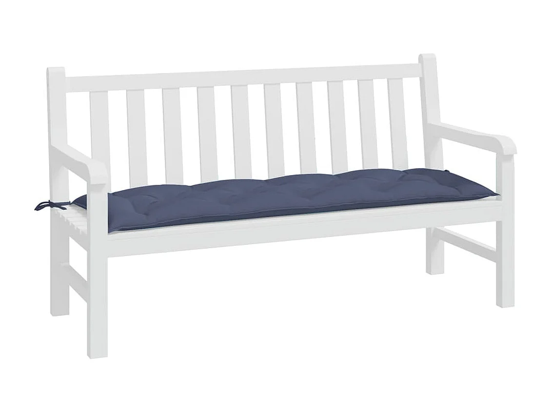 Tuinbankkussen 150x50x7 cm oxford stof marineblauw