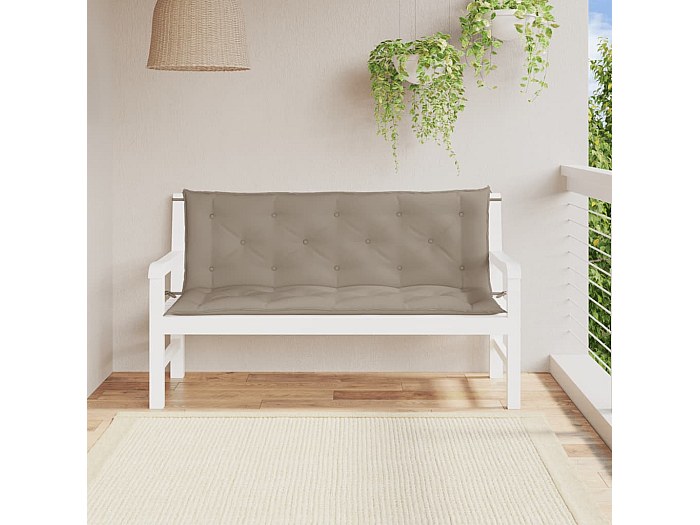 chilly pilley Coussin De Banc Coussin De Palette EU avec Dossier Coussin Balançoire De Jardin Matelassé avec Coutures Coussin De Jardin (100x50x50, Violet