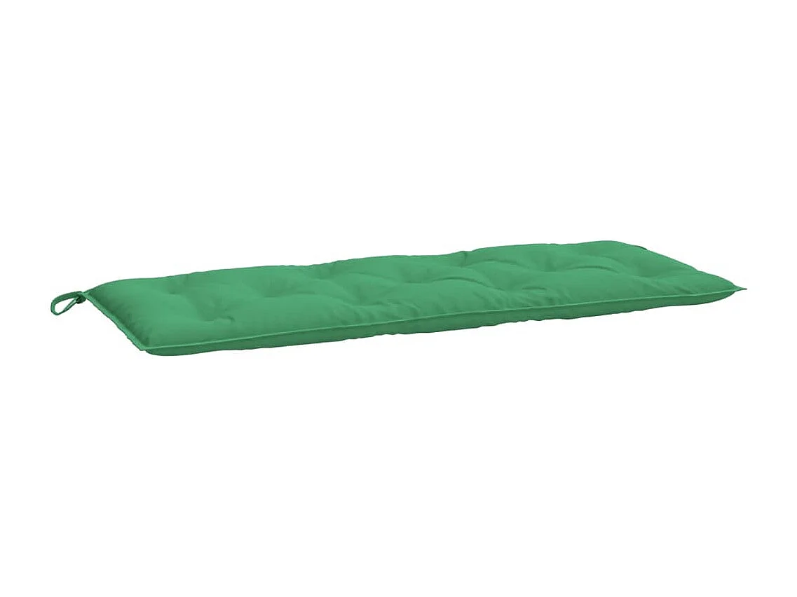 Coussin de banc de jardin vert 120x50x7 cm tissu oxford
