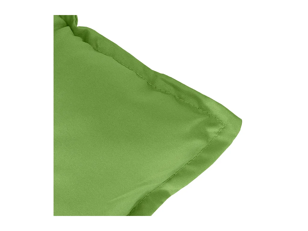 Coussin de banc de jardin vert mélangé 120x50x7 cm tissu