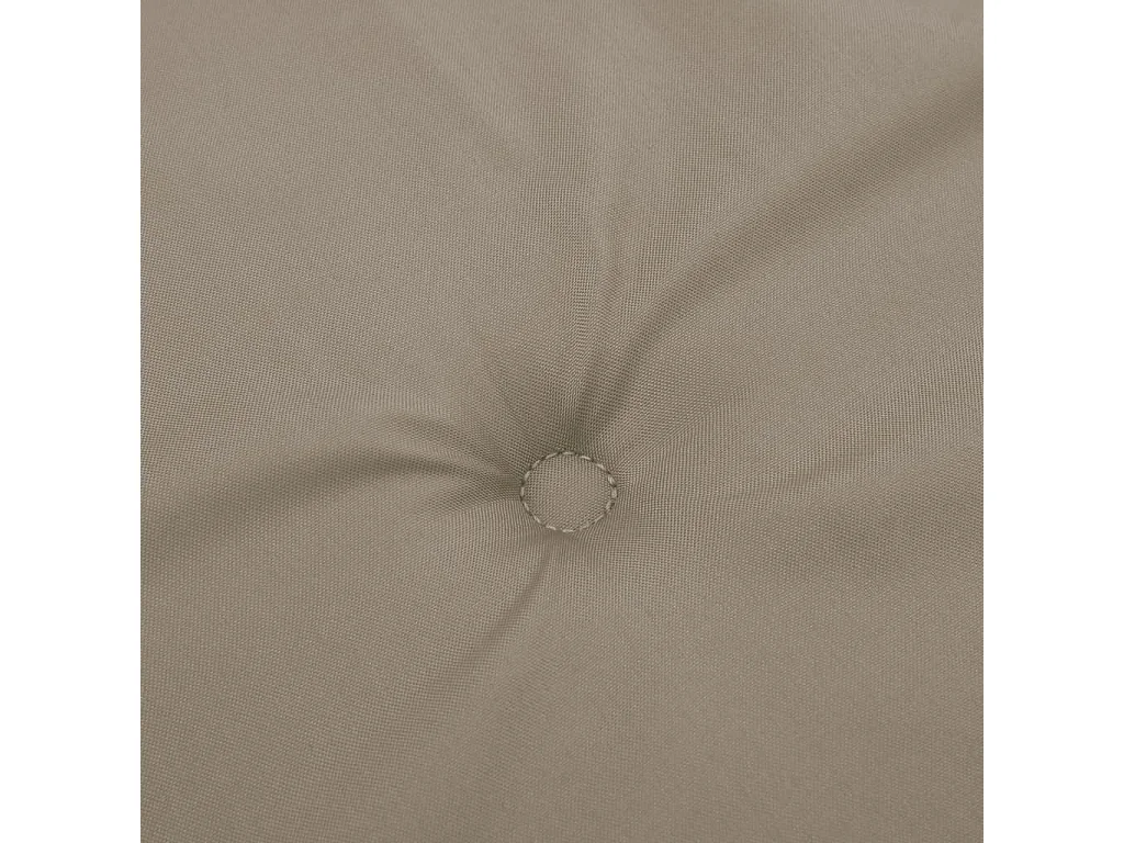 Cojín de banco de jardín tela Oxford gris taupé 180x50x3 cm