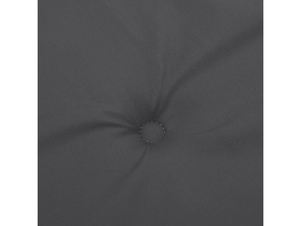 Coussin de banc de jardin anthracite mélangé 150x50x7 cm tissu
