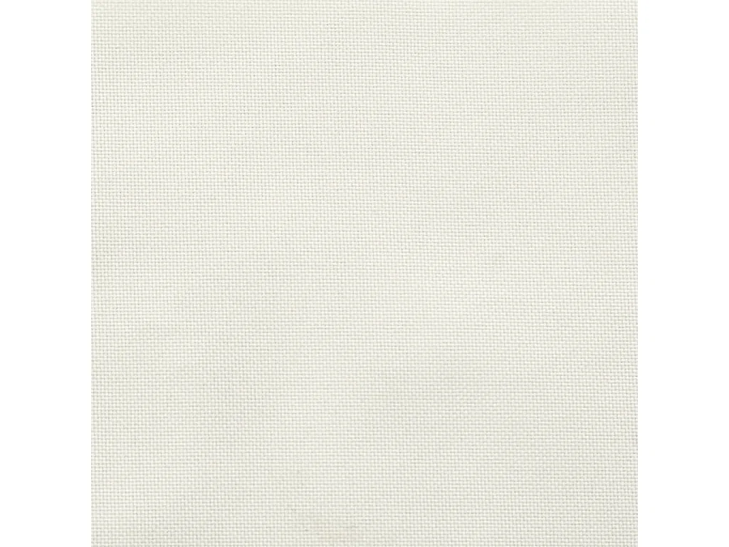 Coussin de banc de jardin crème mélangé 120x50x7 cm tissu