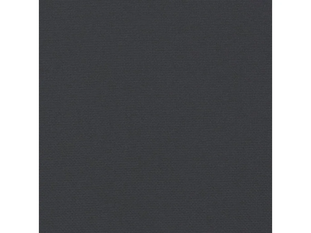 Cojín de banco de jardín tela Oxford negro 110x50x7 cm
