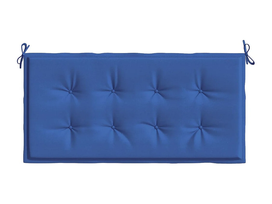 Almofadão para banco de jardim 120x50x3cm tecido oxford azul real