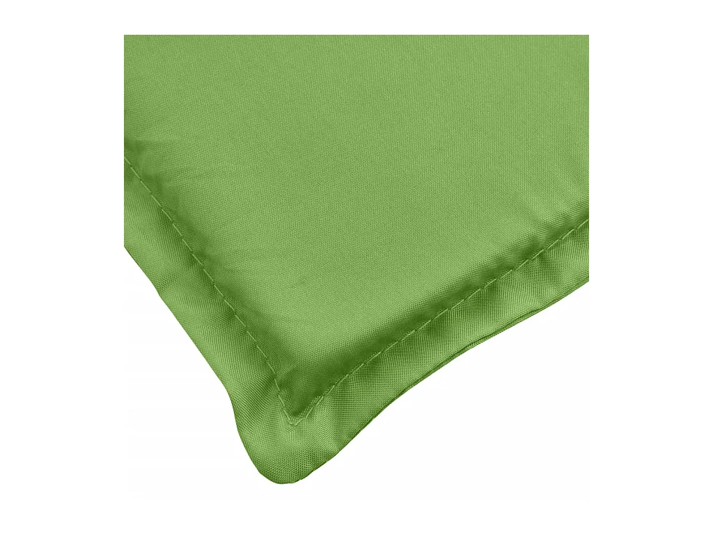 Coussin de banc de jardin vert mélangé 150x50x7 cm tissu