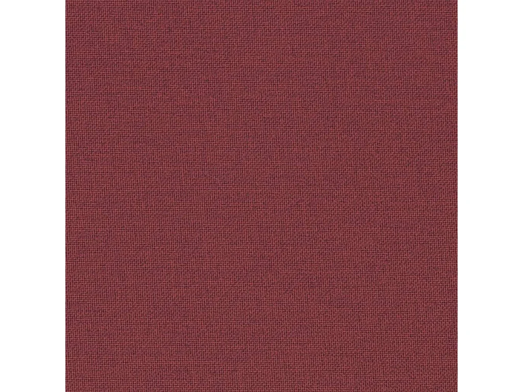 Coussin de banc de jardin rouge bordeaux mélangé tissu