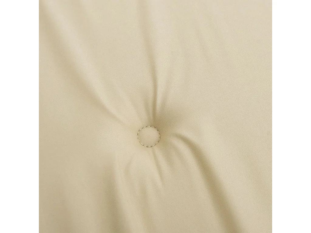 Cojín de banco de jardín tela Oxford beige 200x50x3 cm