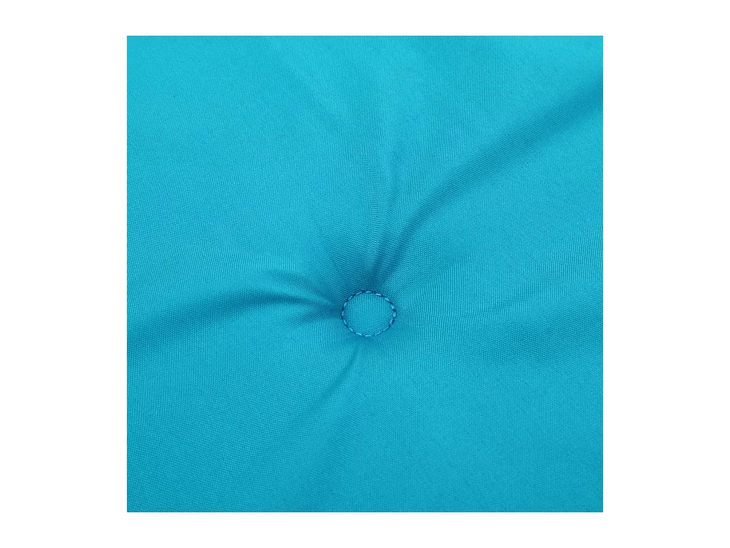 Tuinbankkussen 200x50x4 cm stof turquoise