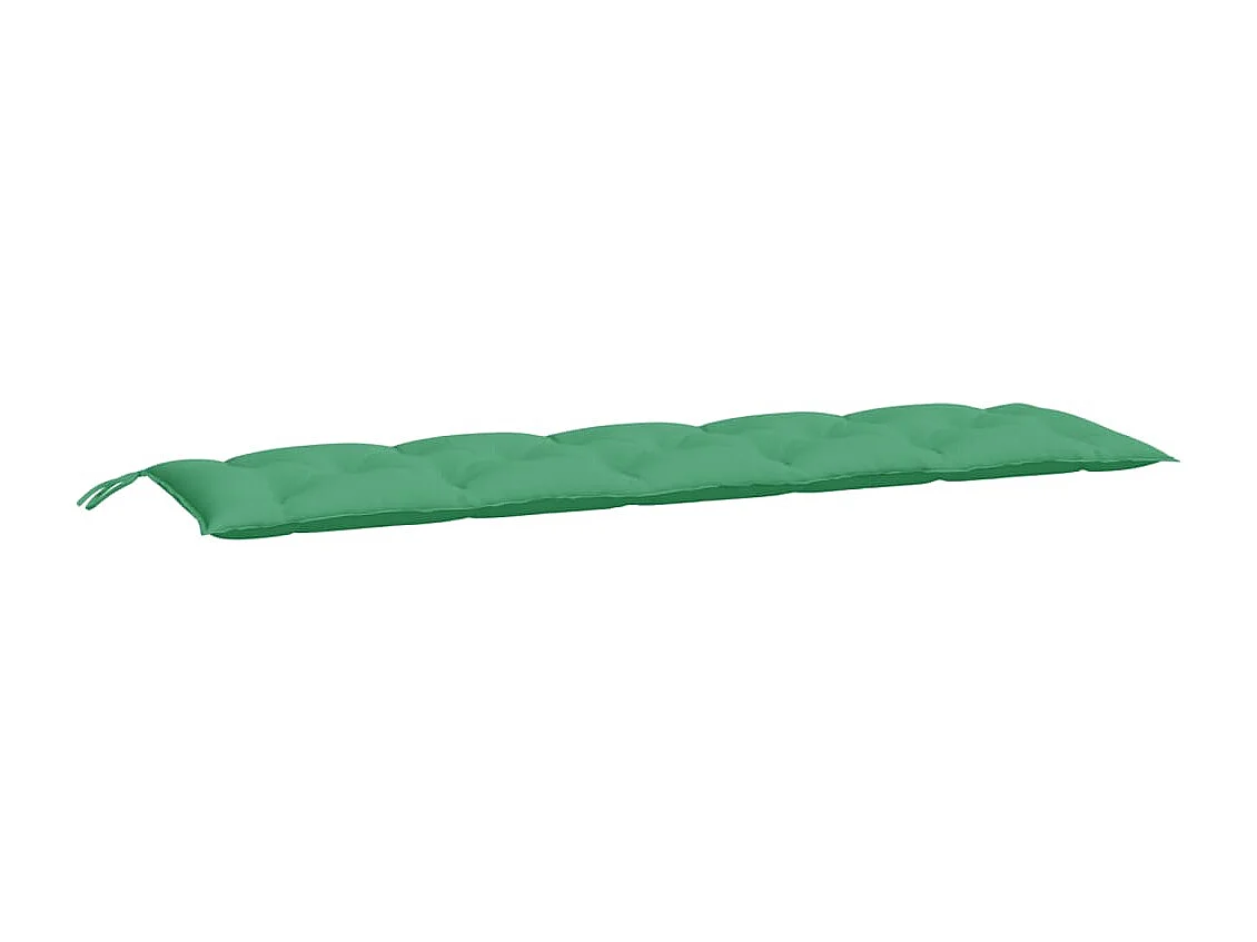 Coussin de banc de jardin vert 180x50x7 cm tissu oxford