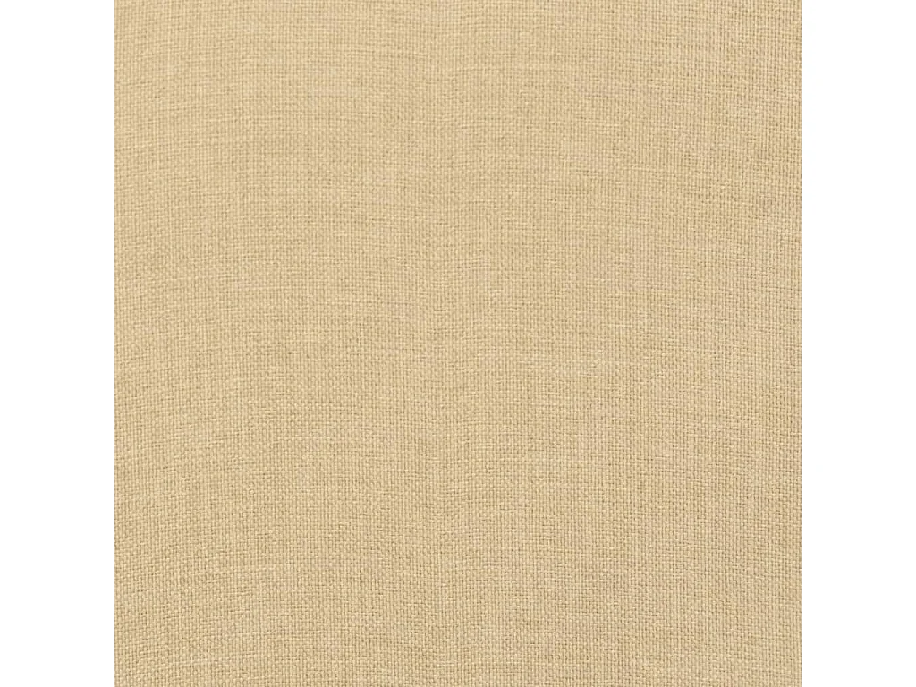 Coussin de banc de jardin beige mélangé 120x50x7 cm tissu