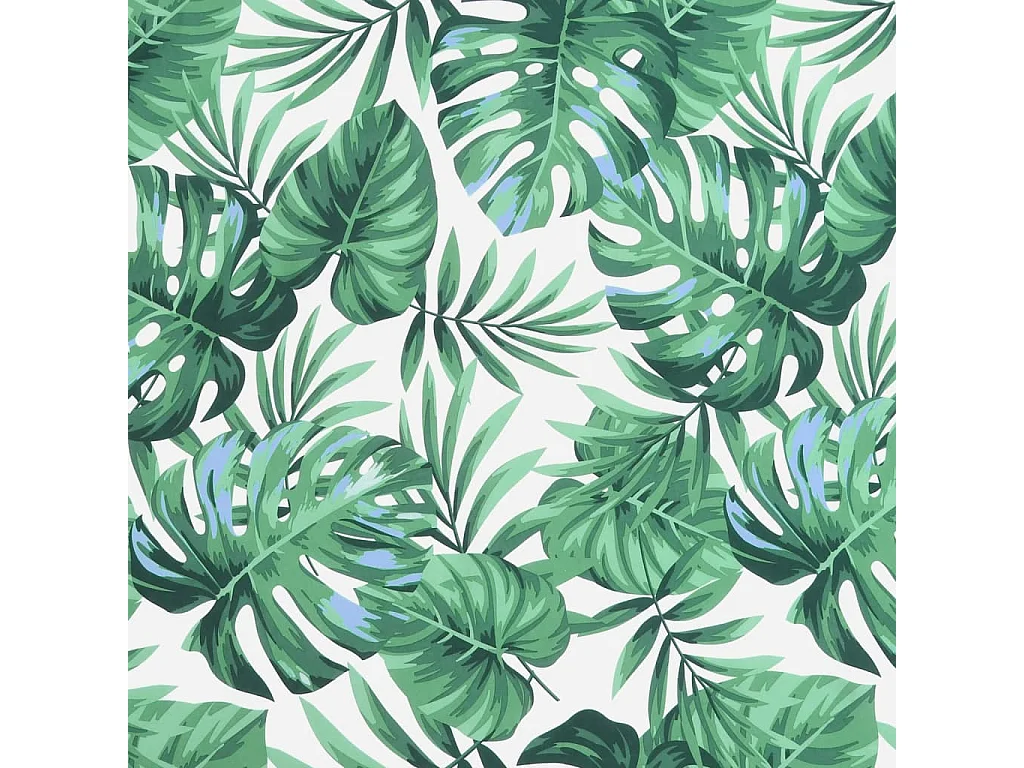 Cojines banco jardín 2 unidades tela estampado de hojas 150x50x7 cm