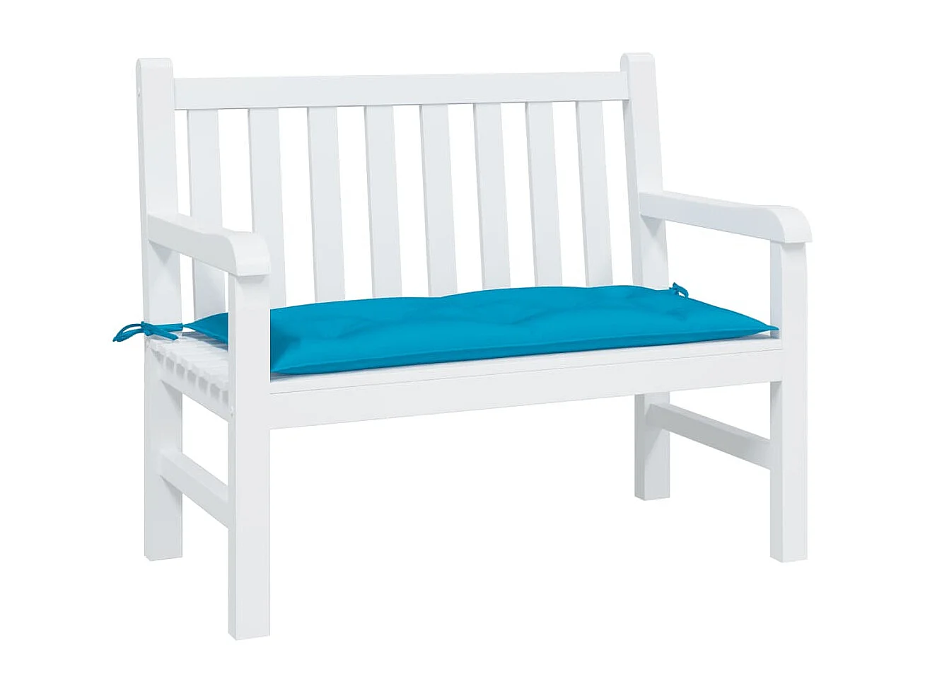 Tuinbankkussen 100x50x7 cm oxford stof lichtblauw