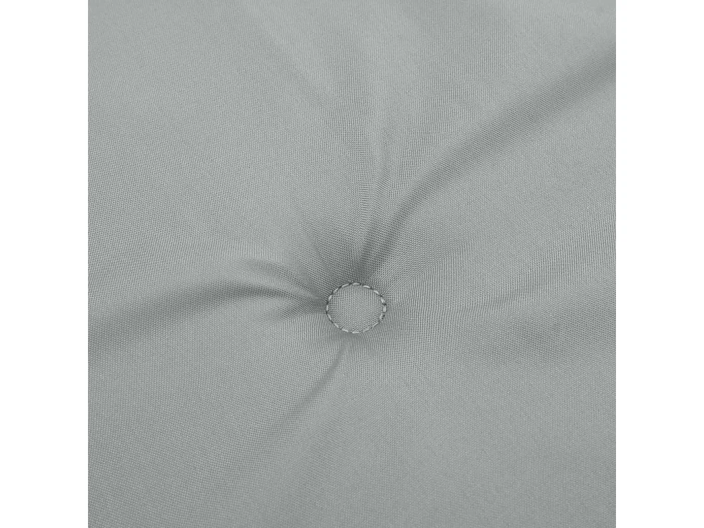 Coussin de banc de jardin gris clair mélangé 150x50x7 cm tissu