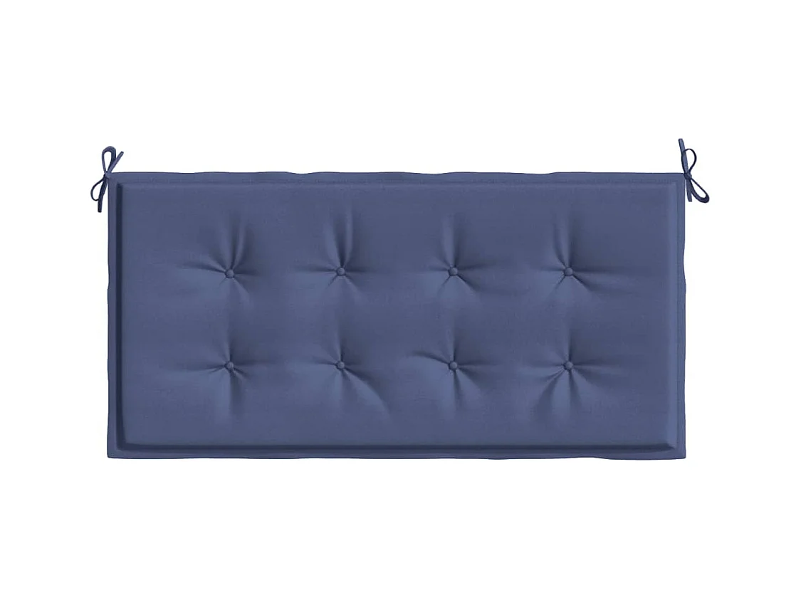 Coussin de banc de jardin bleu marine 120x50x3 cm tissu oxford