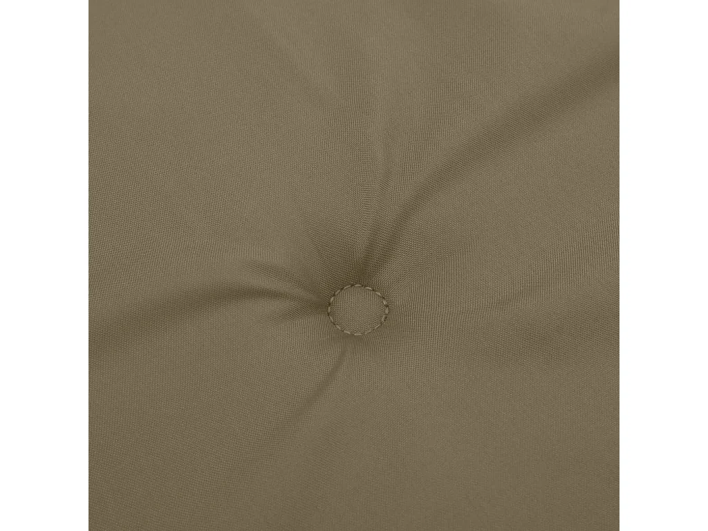 Coussin de banc de jardin taupe mélangé 180x50x7 cm tissu