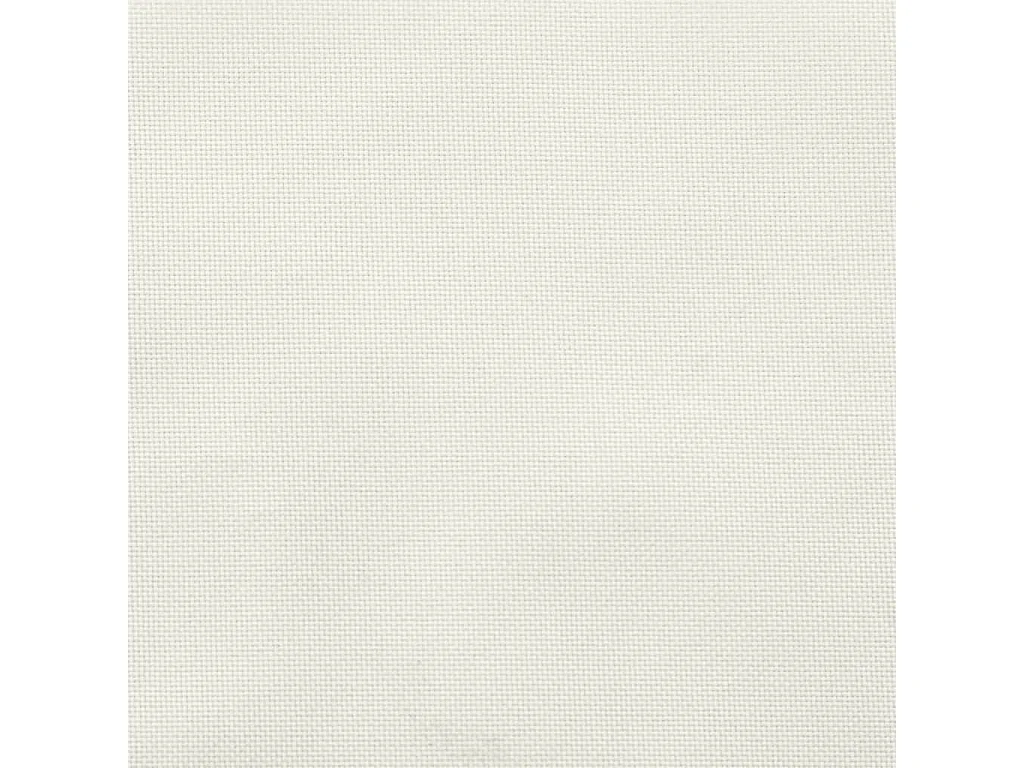 Coussins de banc de jardin lot de 2 crème mélangé tissu