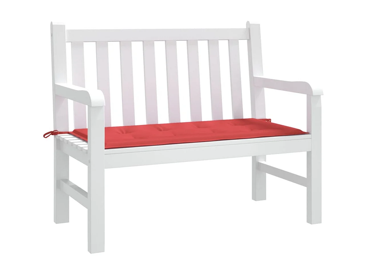 Tuinbankkussen 120x50x4 cm oxford stof rood