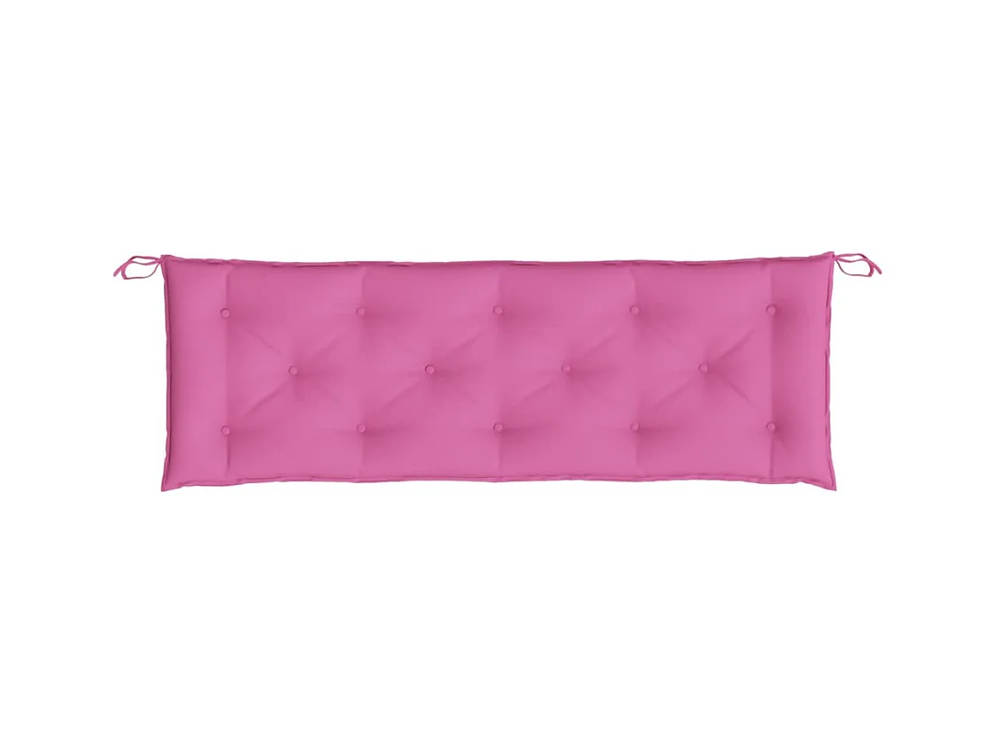 Coussin de banc de jardin rose 150x50x7 cm tissu oxford