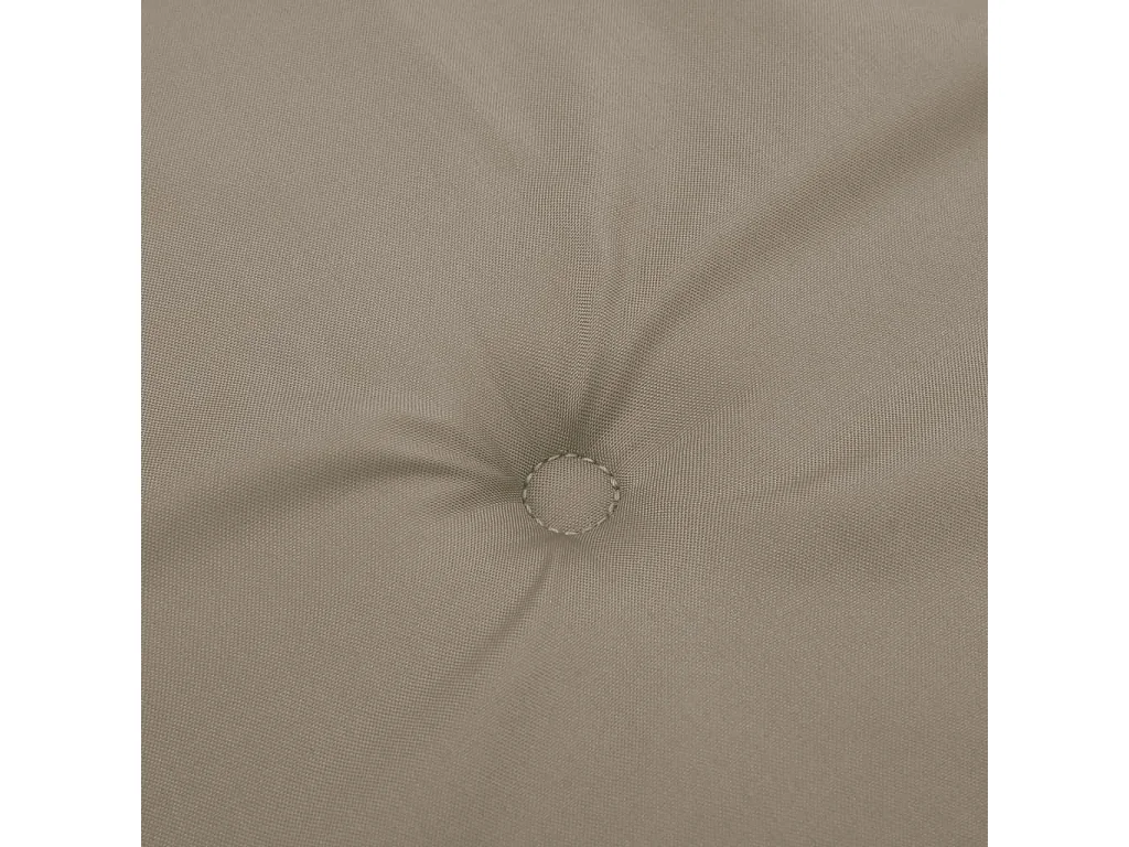 Coussin de banc de jardin taupe 120x50x3 cm tissu oxford