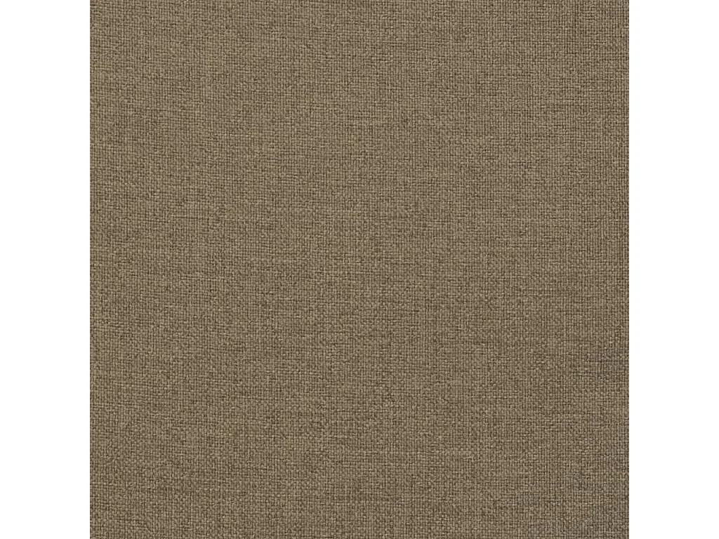 Coussin de banc de jardin taupe mélangé 120x50x7 cm tissu