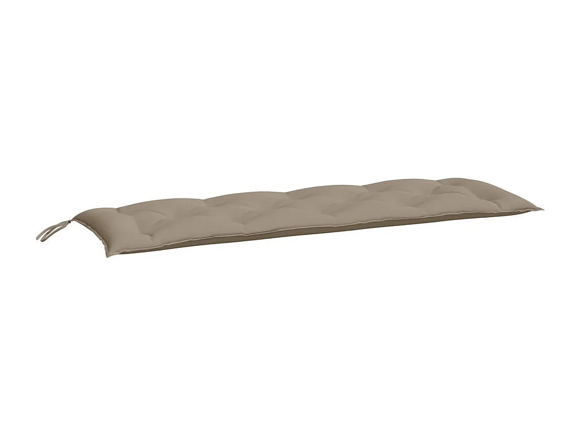 Coussin de banc de jardin taupe 150x50x7 cm tissu oxford