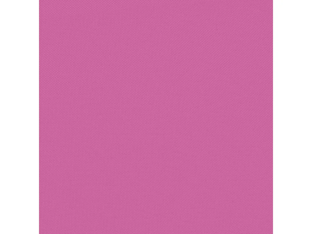 Coussin de banc de jardin rose 120x50x7 cm tissu