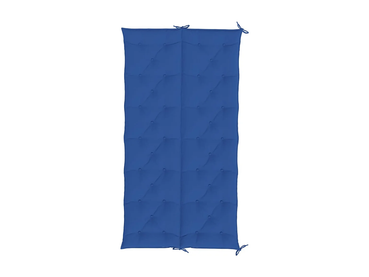 Cojines de banco de jardín 2 unidades tela Oxford azul 200x50x7 cm