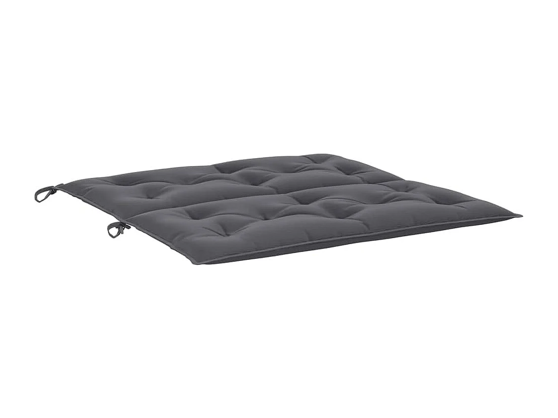 Almofadões banco jardim 2peças 100x50x7cm tecido oxford antracite