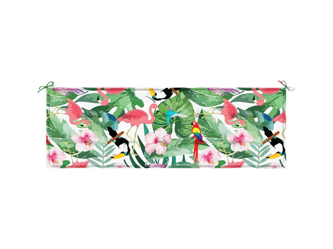 Coussin de banc de jardin multicolore 150x50x3 cm tissu oxford