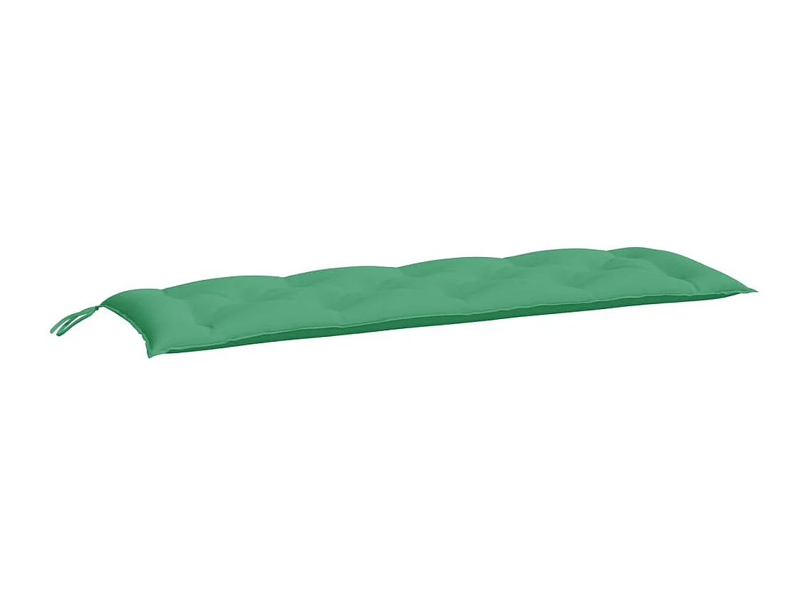 Tuinbankkussens 2 st 150x50x7 cm oxford stof groen