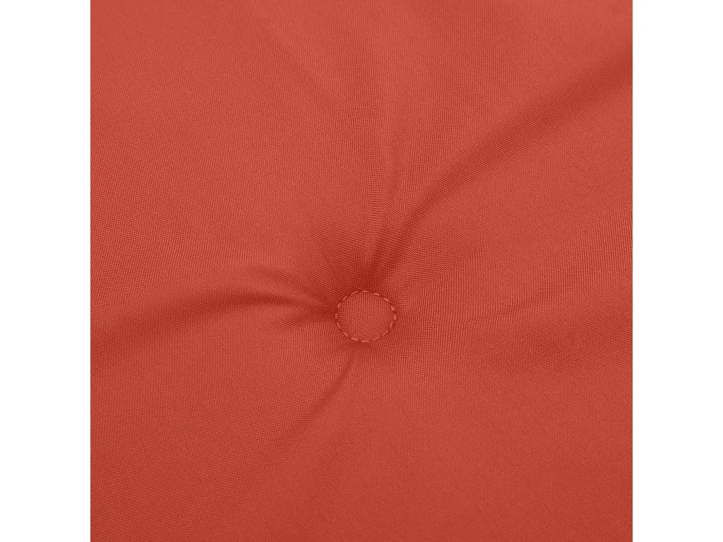 Cojín para banco de jardín tela rojo melange 180x50x7 cm