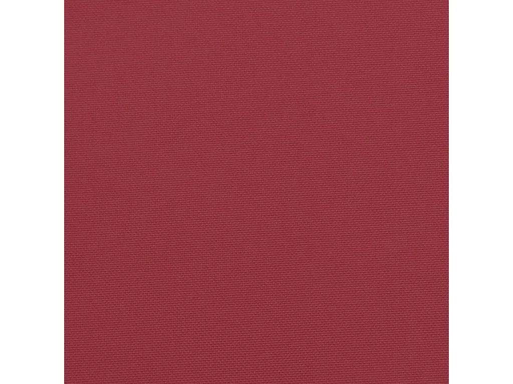 Coussin de banc de jardin rouge bordeaux 200x50x7 cm