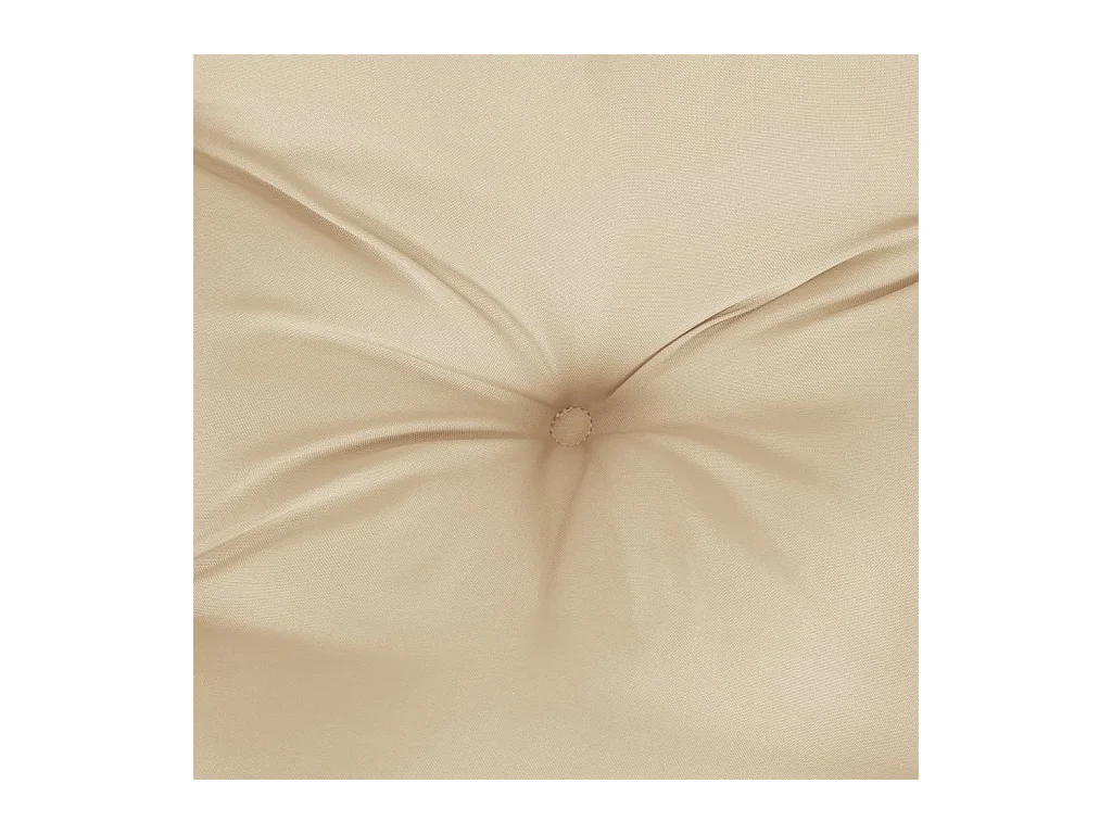 Coussins de banc de jardin 2 pièces beige 120x50x7 cm tissu Oxford