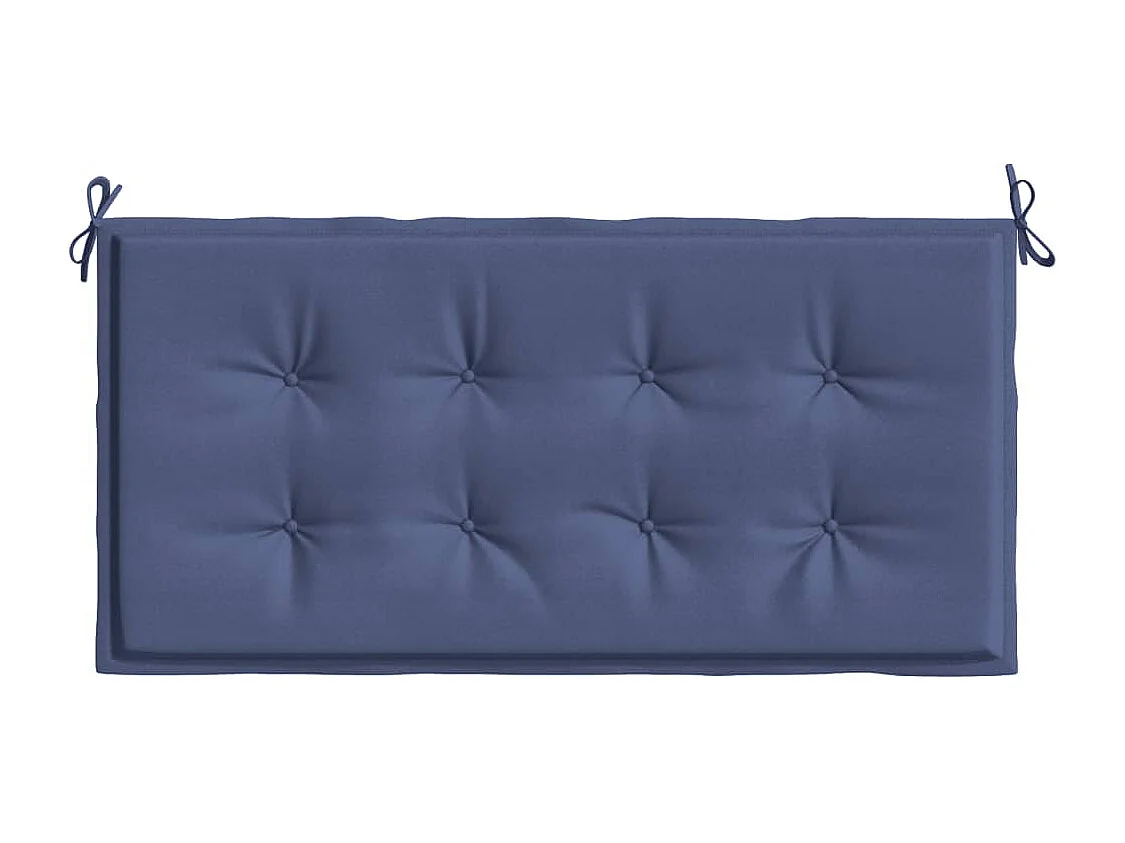 Coussin de banc de jardin bleu marine 100x50x3 cm tissu oxford