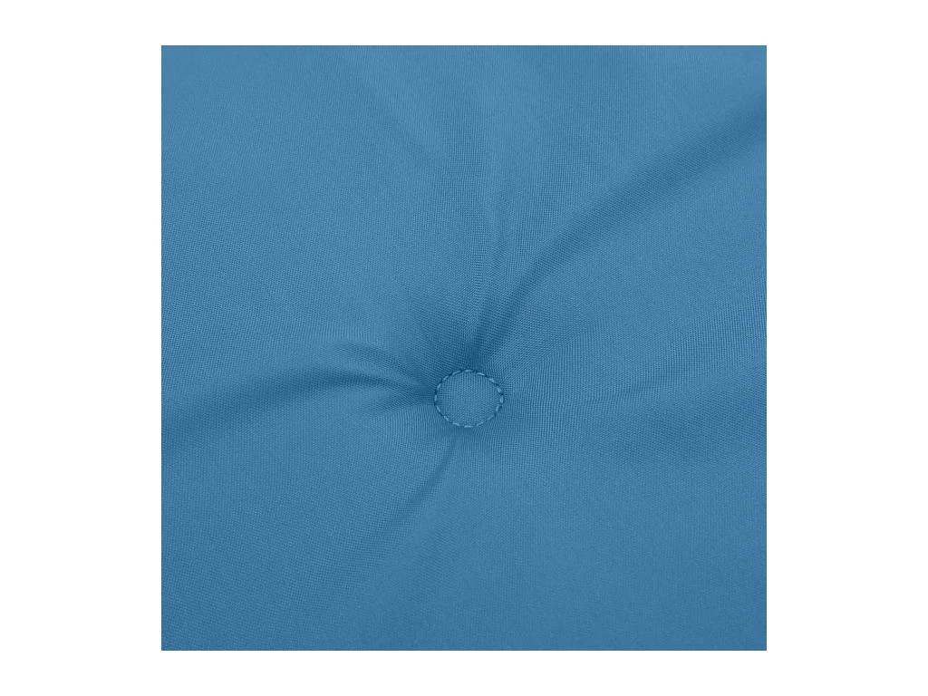 Coussins de banc de jardin lot de 2 bleu mélangé tissu