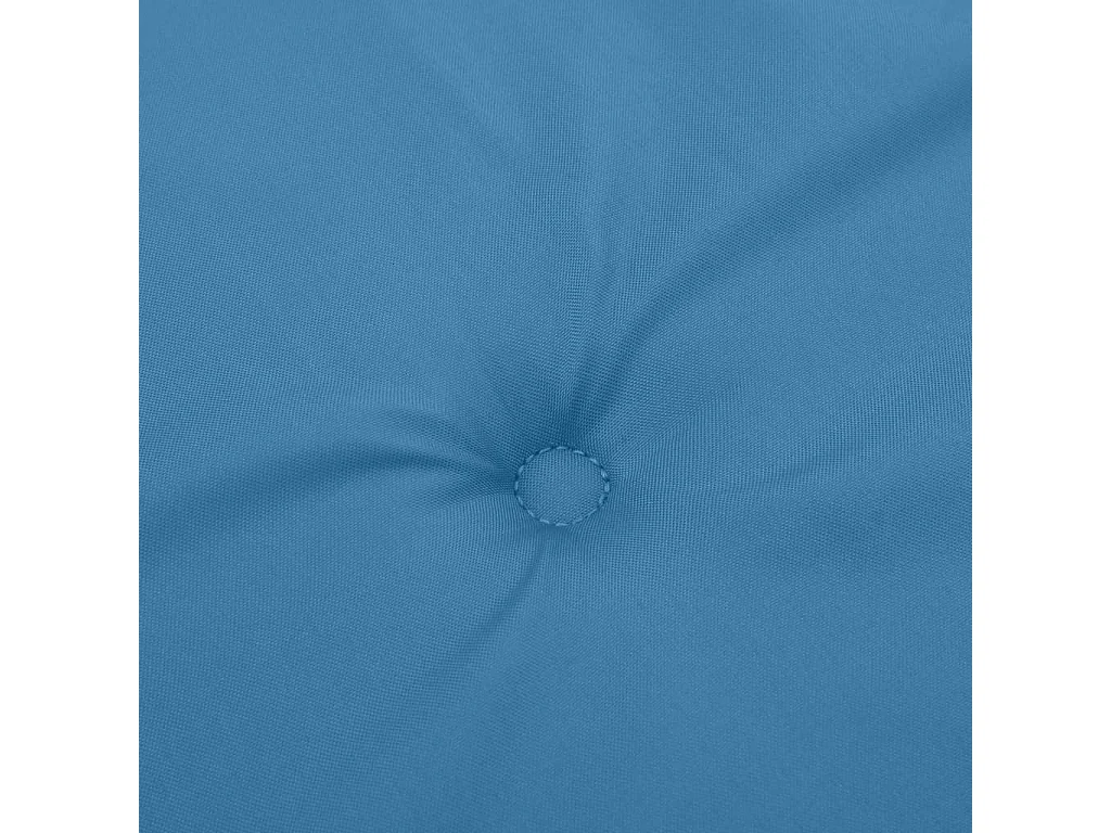 Coussins de banc de jardin lot de 2 bleu mélangé tissu