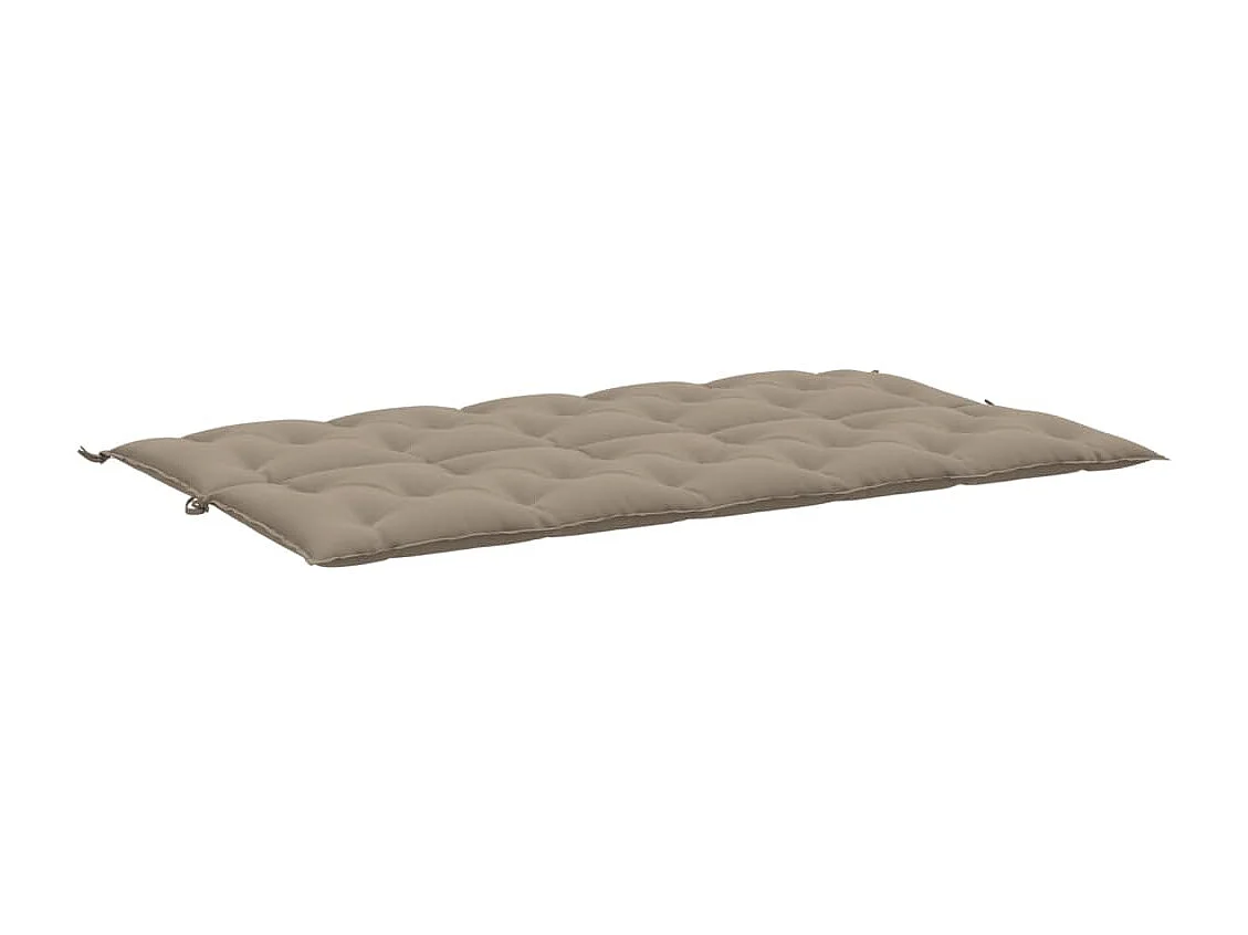 Coussins de banc de jardin 2 pièces taupe 180x50x7 cm tissu Oxford