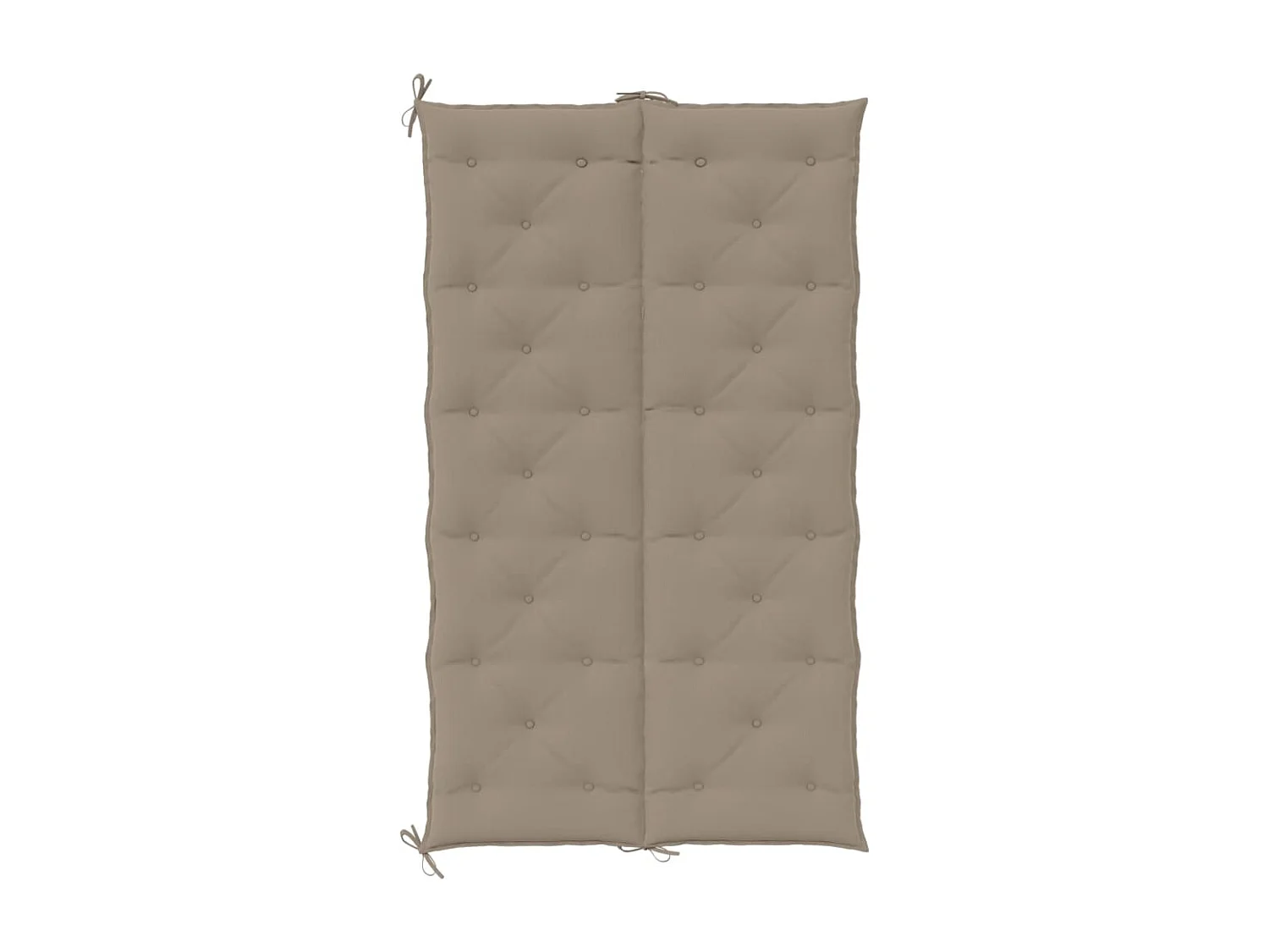 Coussins de banc de jardin 2 pièces taupe 180x50x7 cm tissu Oxford