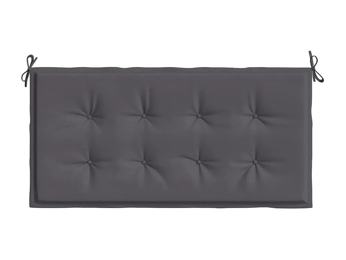 Coussin de banc de jardin anthracite 100x50x3 cm tissu oxford