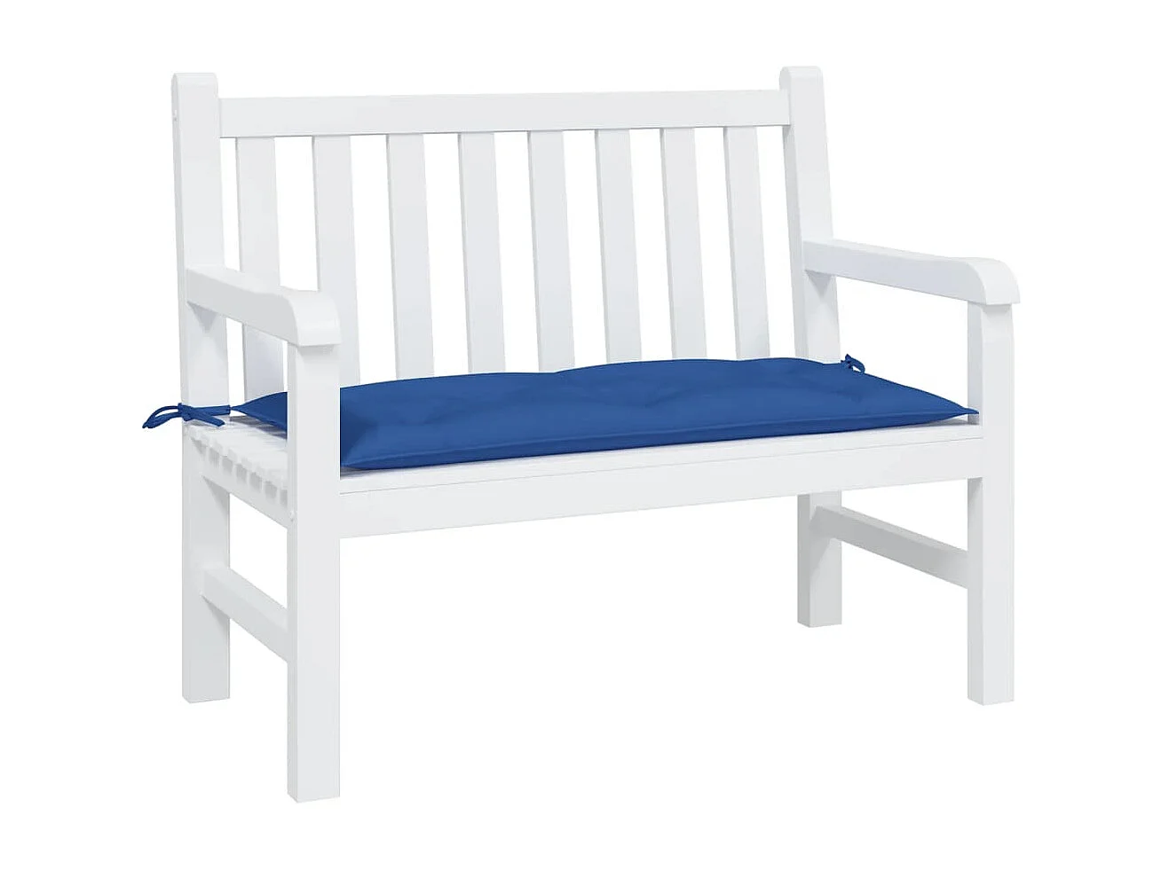 Coussin de banc de jardin bleu 100x50x7 cm tissu oxford