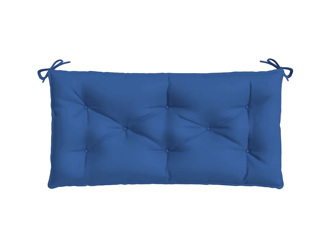 Coussin de banc de jardin bleu 100x50x7 cm tissu oxford
