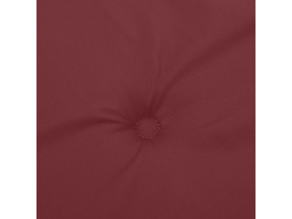 Coussins de banc de jardin lot de 2 rouge bordeaux mélangé