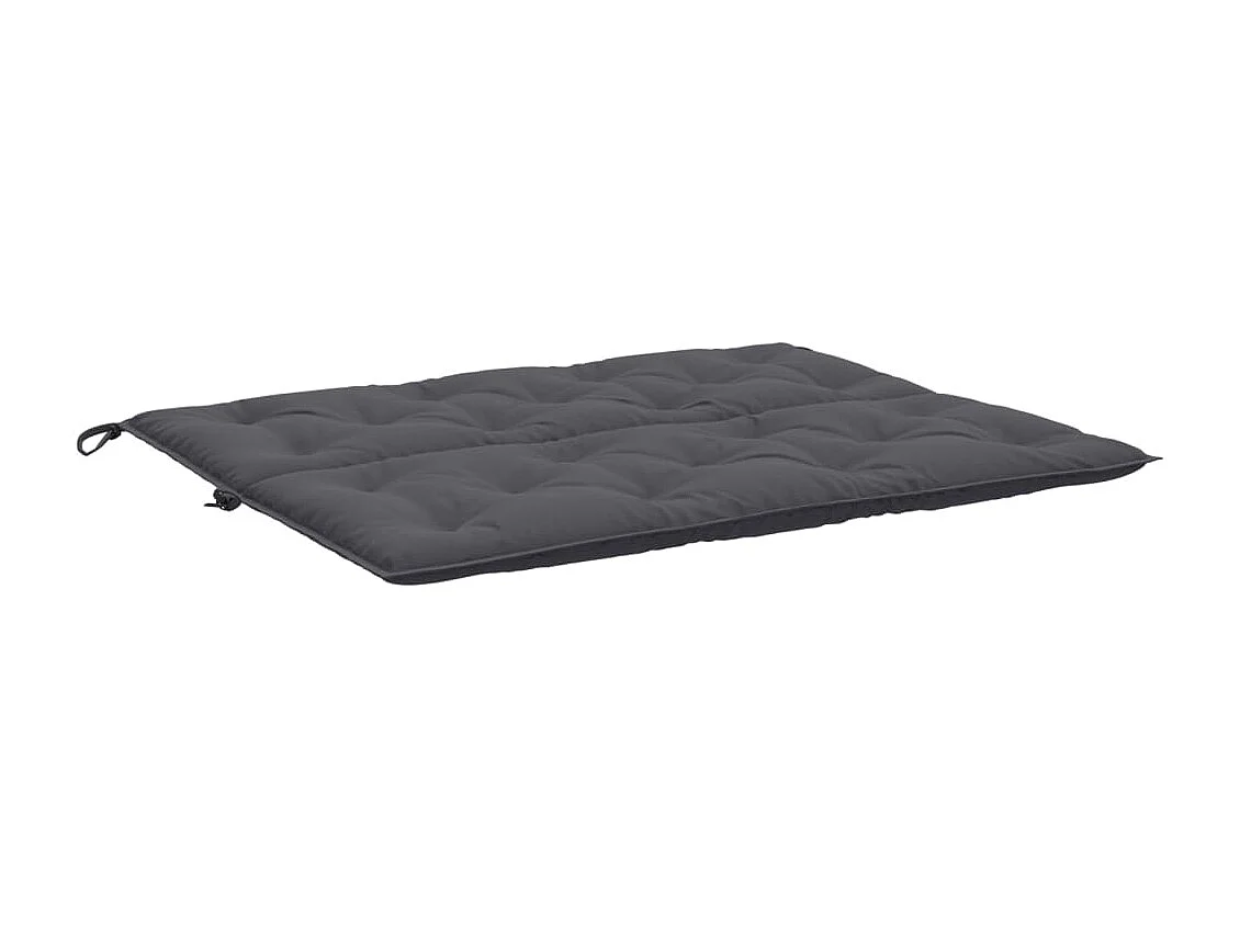 Almofadões banco jardim 2peças 120x50x7cm tecido oxford antracite