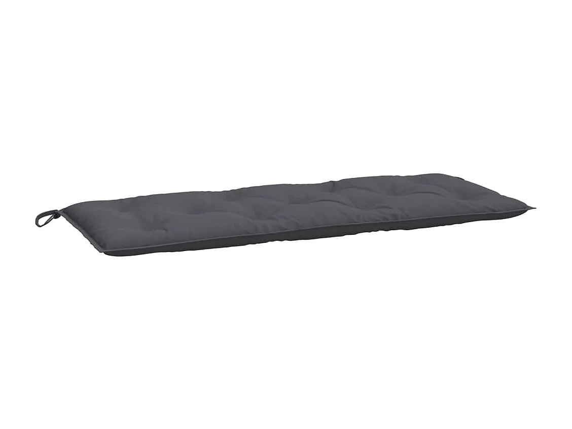 Coussin de banc de jardin anthracite 120x50x7 cm tissu oxford