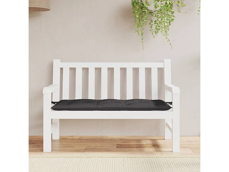 Coussin de banc de jardin anthracite 120x50x7 cm tissu oxford