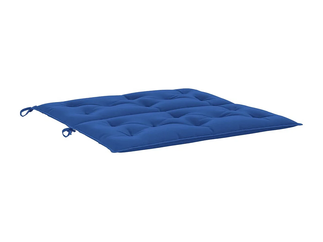 Coussins de banc de jardin 2 pièces bleu 100x50x7 cm tissu Oxford