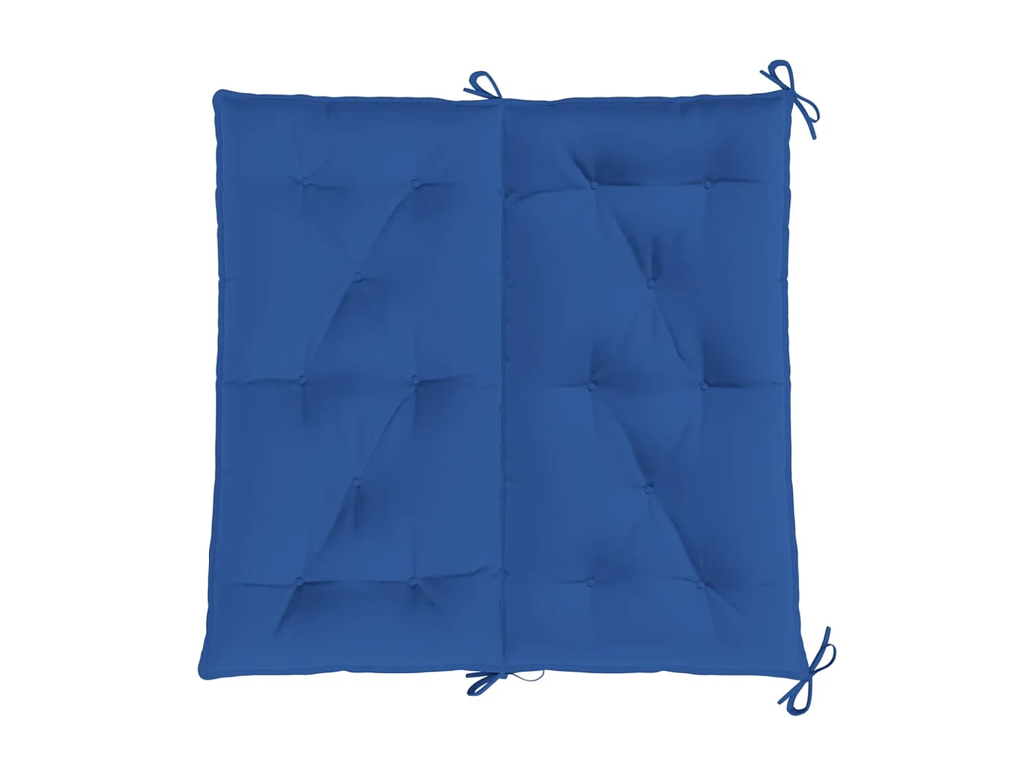 Coussins de banc de jardin 2 pièces bleu 100x50x7 cm tissu Oxford